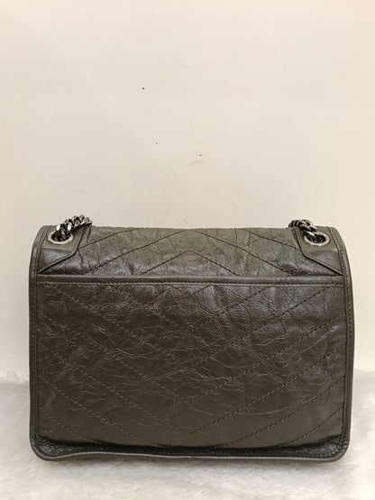 YsL Niki Medium Calfskin Grey RHW 2020