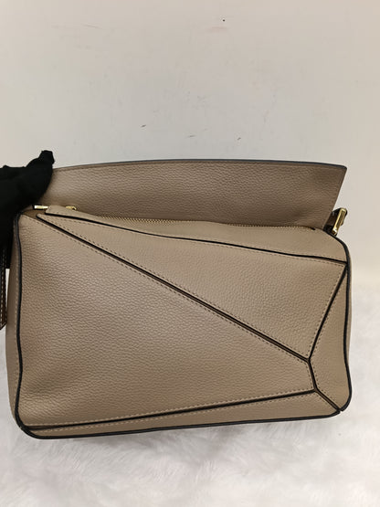 Loewe Puzzle Small Grained Sand Mink GHW 2019
