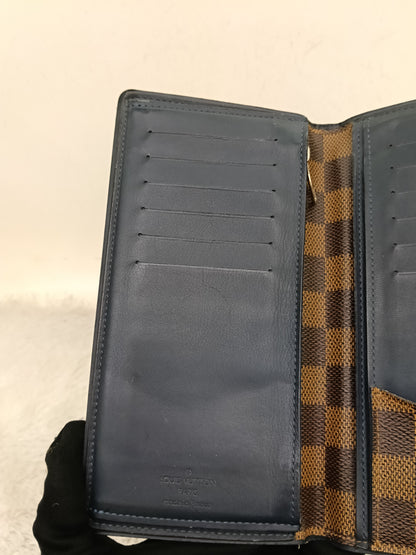 LV Brazza Wallet Damier Blue