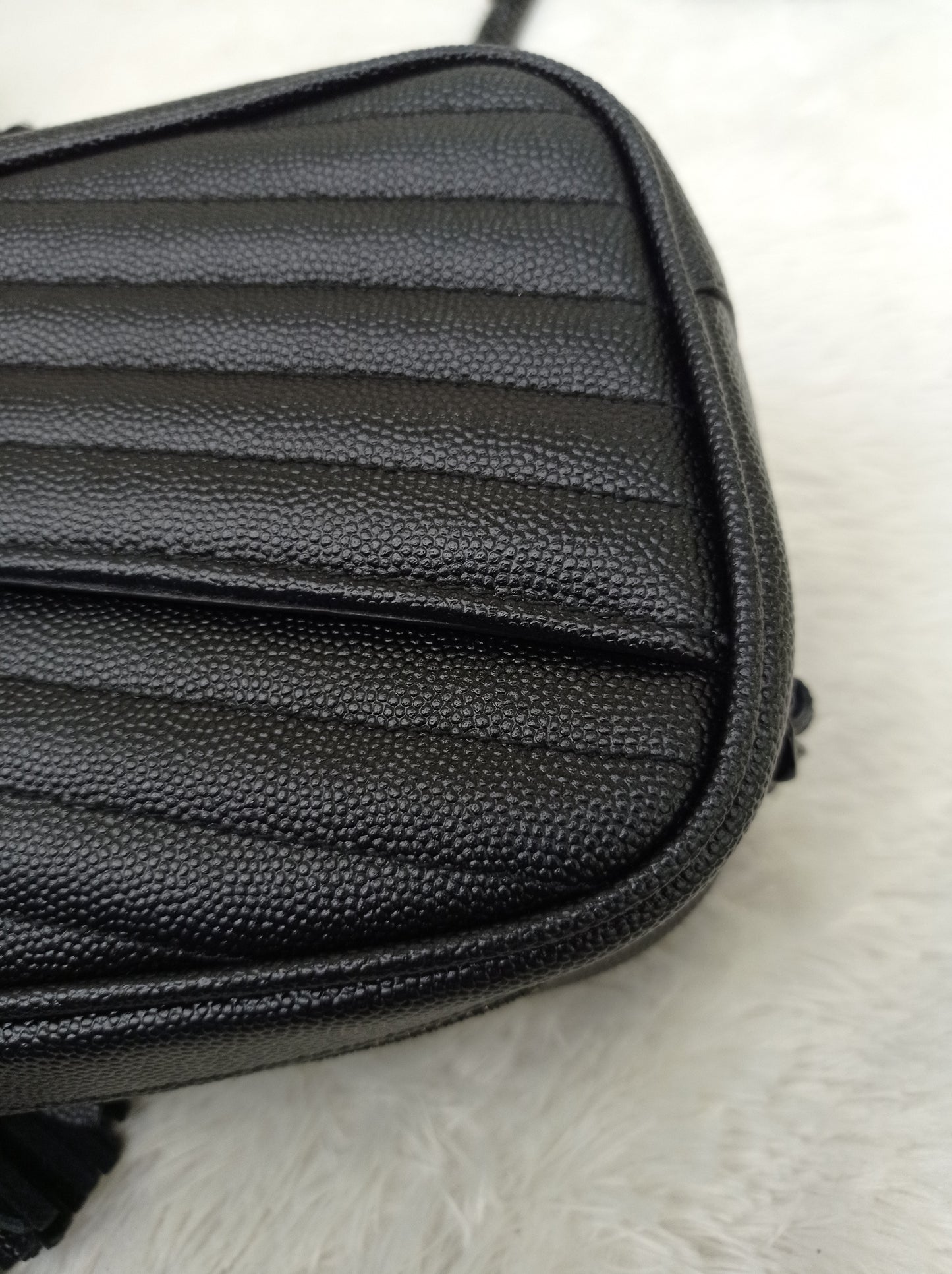 YsL Lou Mini Camera Grained All Black 2019