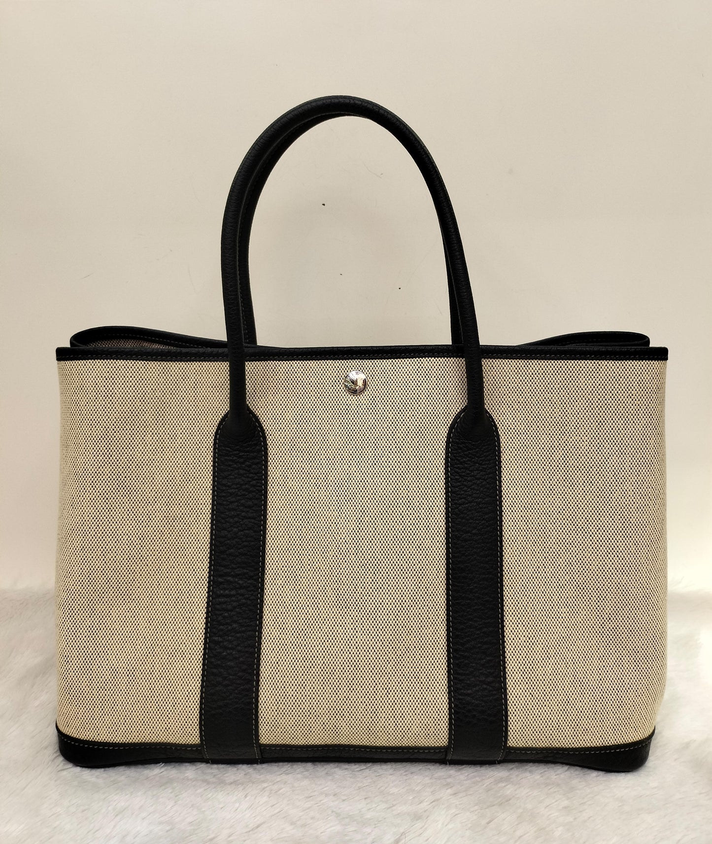 Garden Party 36 Toile Negonda Beige Black #N square