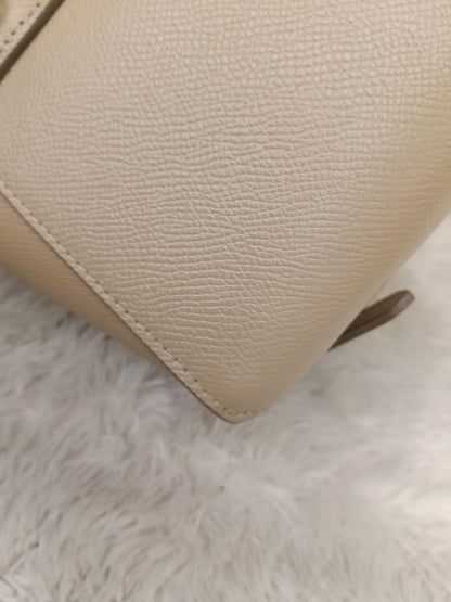Celine Pico Belt Grained Light Taupe GHW 2020