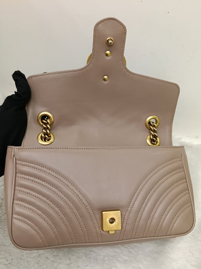 Gucci Marmont Small Nude GHW