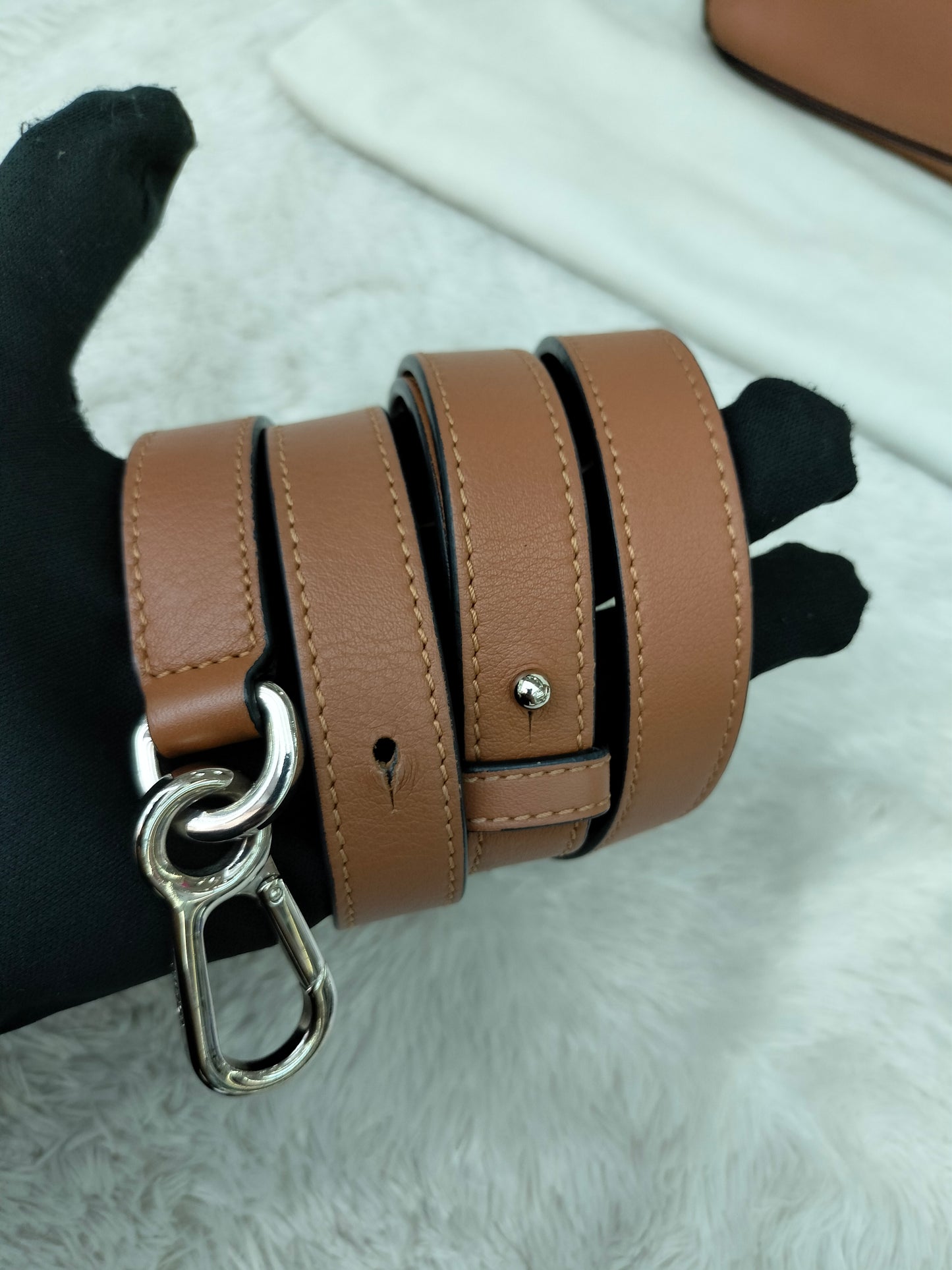 Loewe Puzzle Small Tan SHW 2019