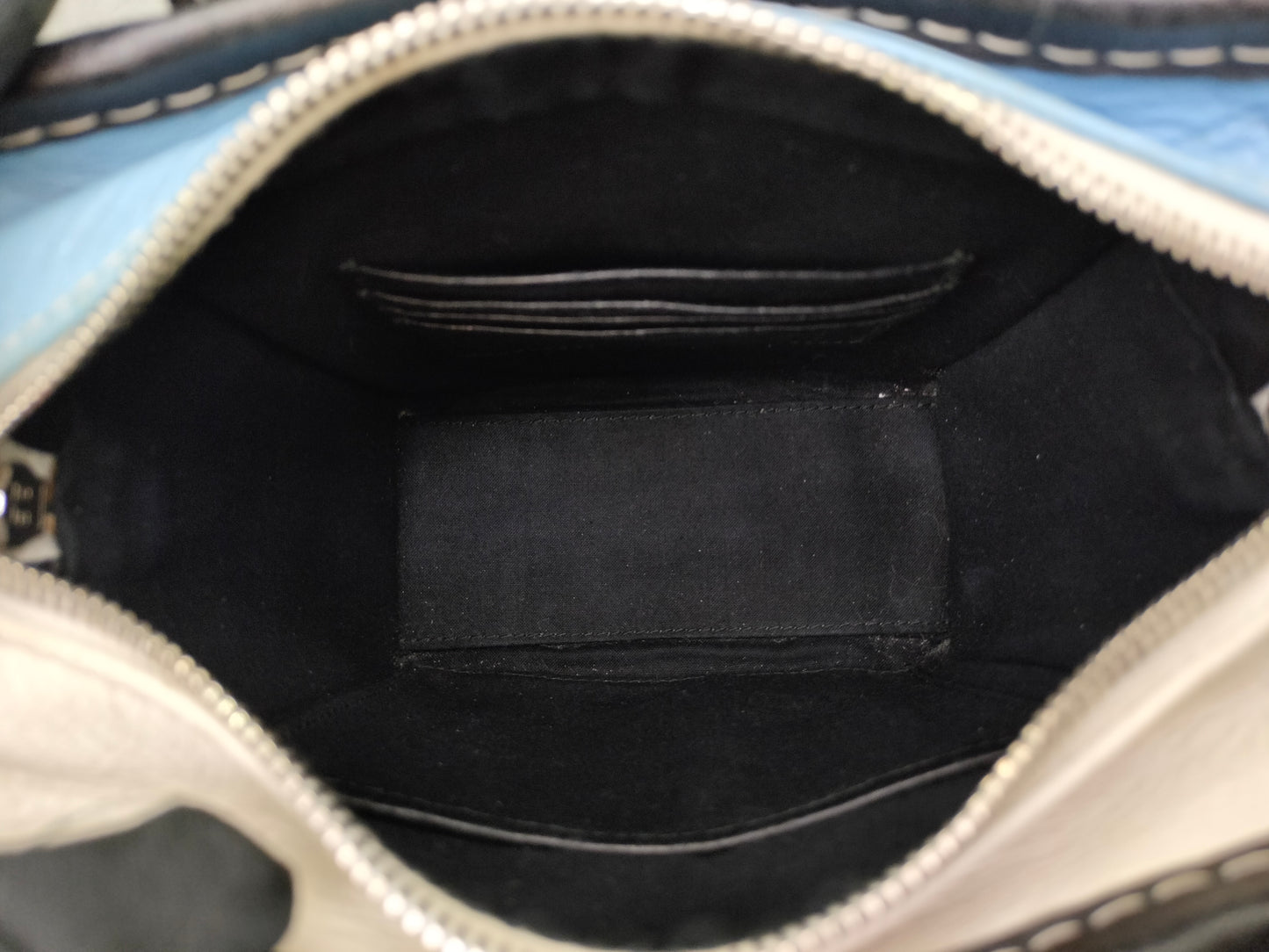 Balenciaga Bazaar XXS Stripe Tote Bicolor SHW