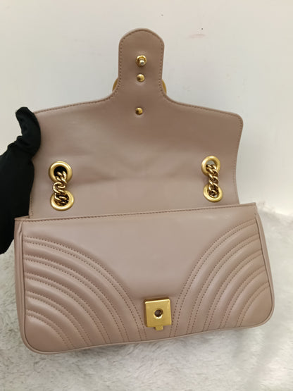 Gucci Marmont Small Nude GHW