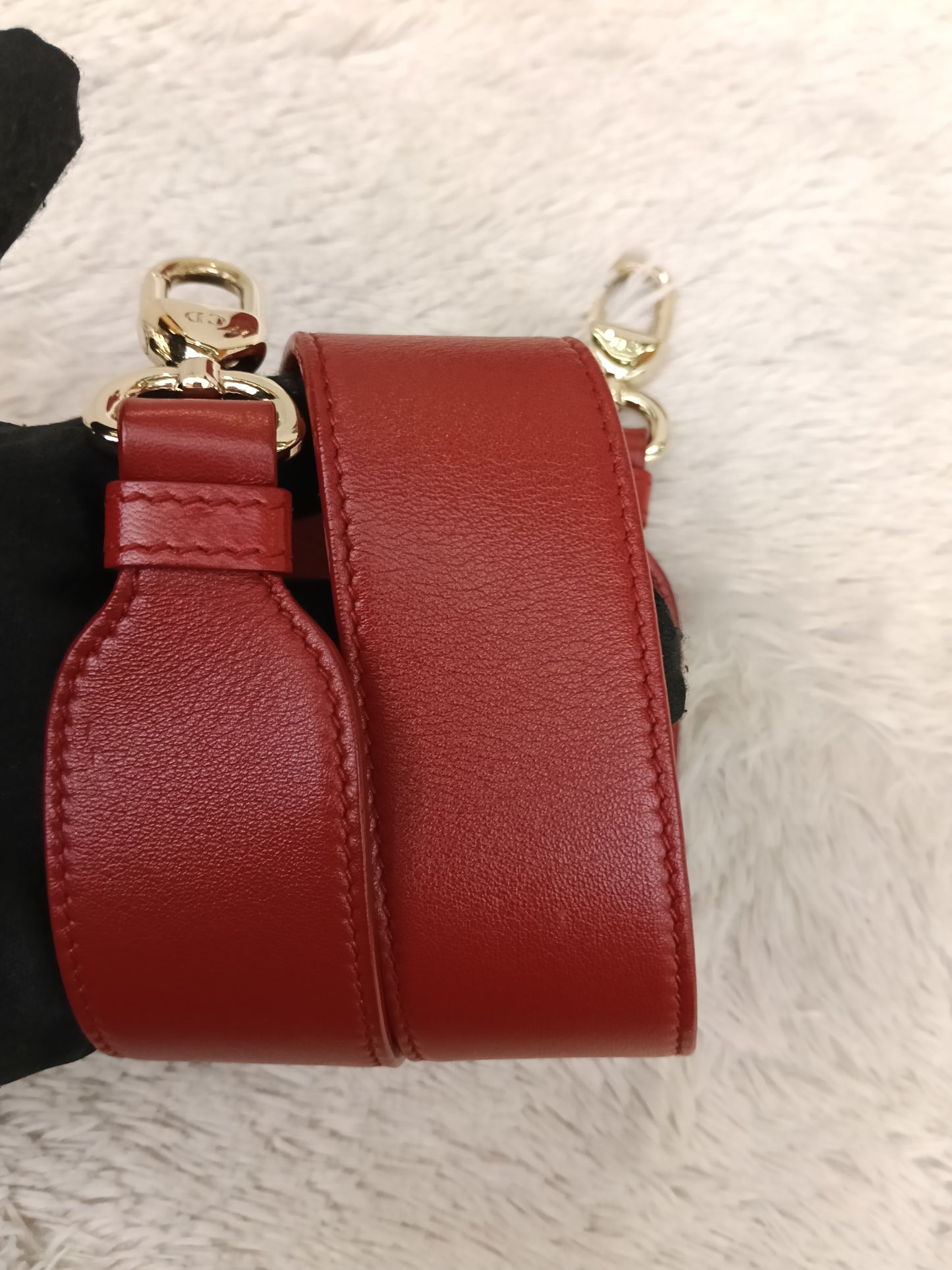 Dior Lady D'Joy Medium Lamb Red GHW 2016