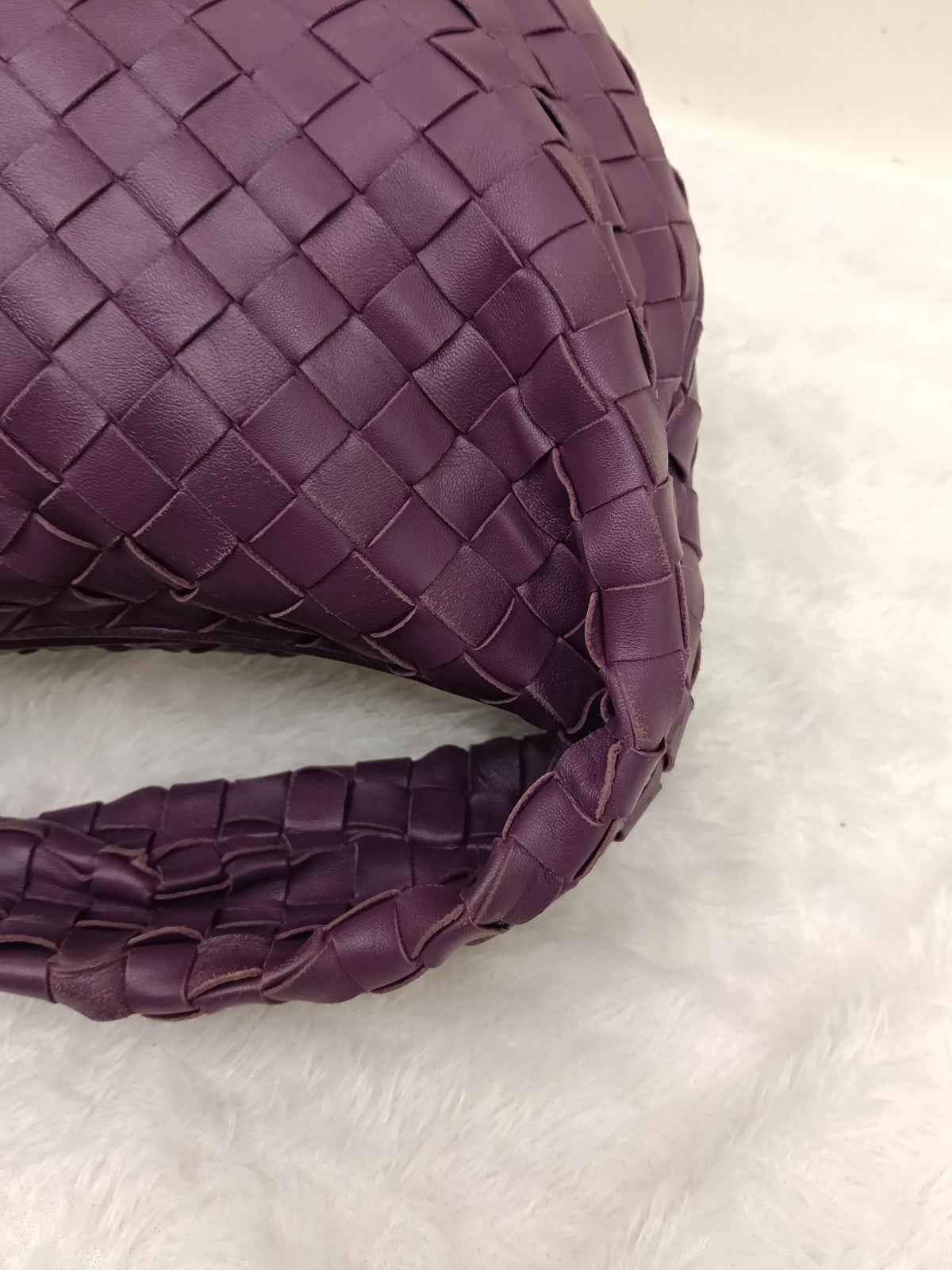 Bottega Veneta Teen Jodie Purple GHW