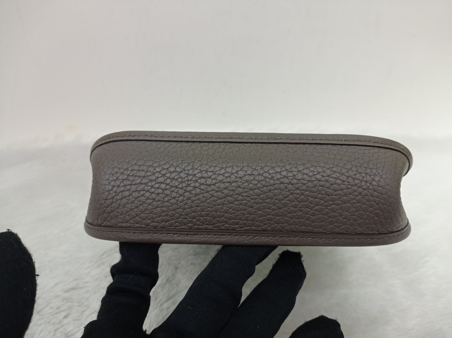 Hermes Mini Evelyne Clem Etain PHW #X