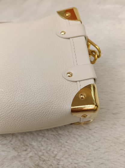 LV Side Trunk PM Grained Calfskin Chalk (CHIP)