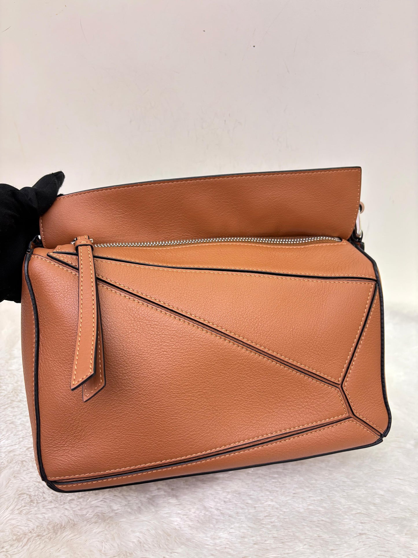 Loewe Puzzle Small Tan SHW 2020