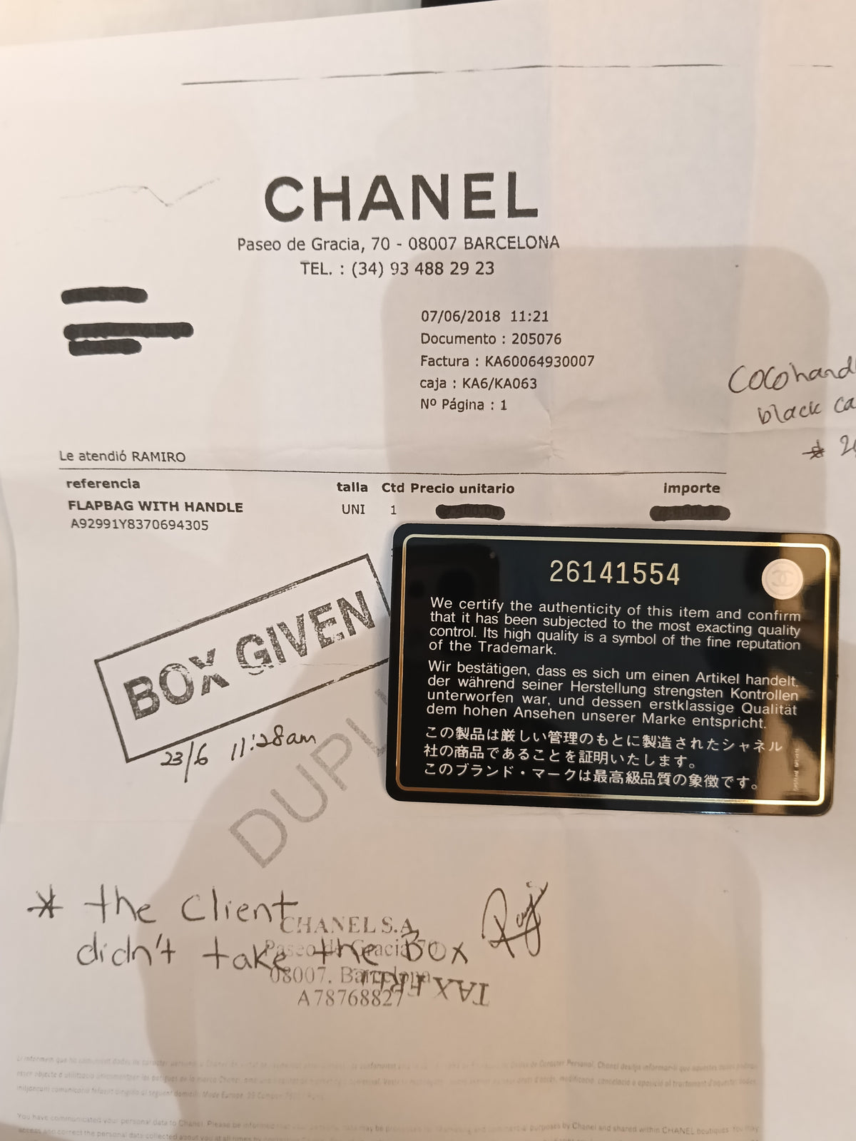Chanel Coco Handle Medium Chevron Caviar Black GHW #26