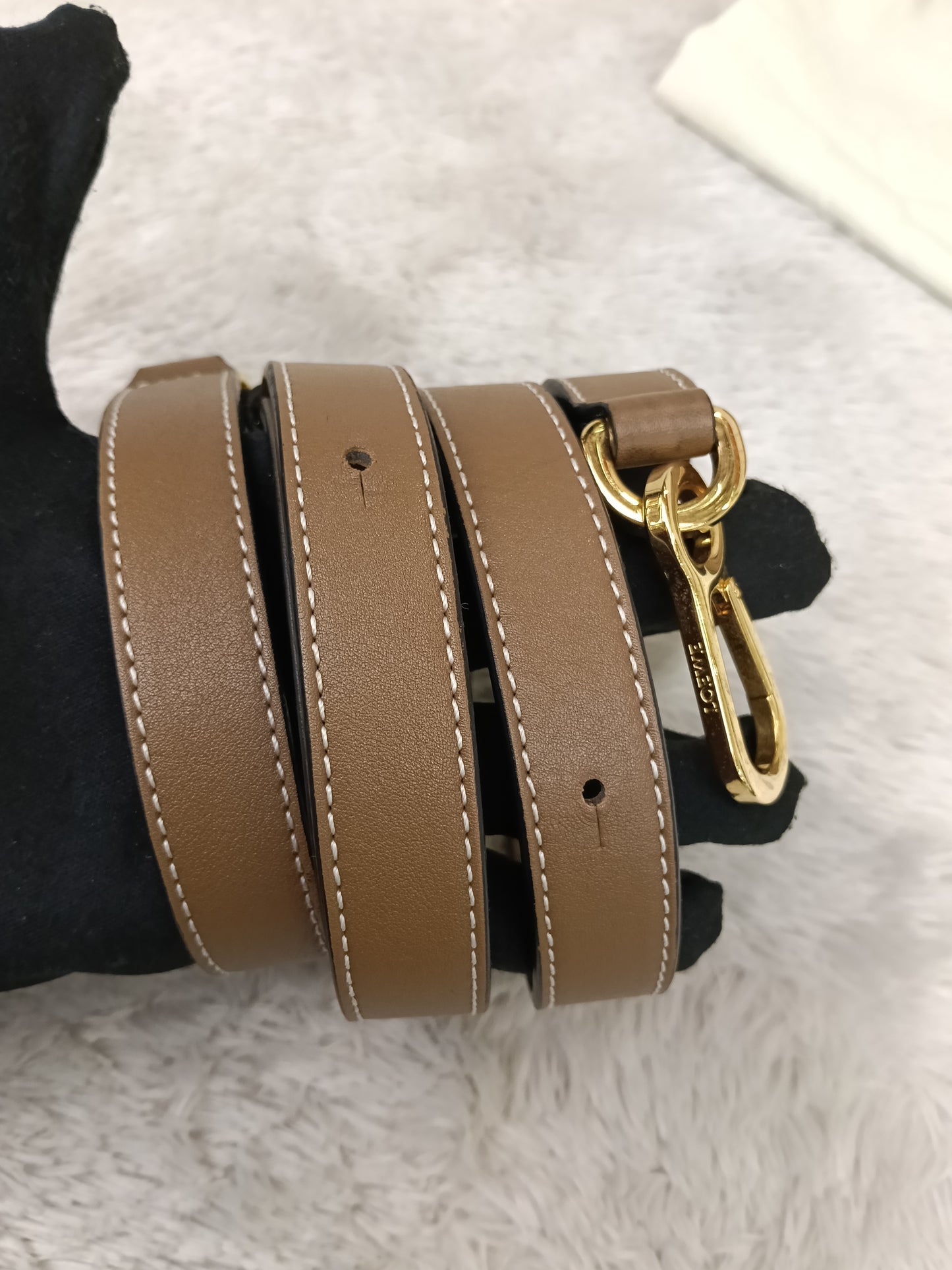 Loewe Puzzle Small Grained Sand Mink GHW 2020