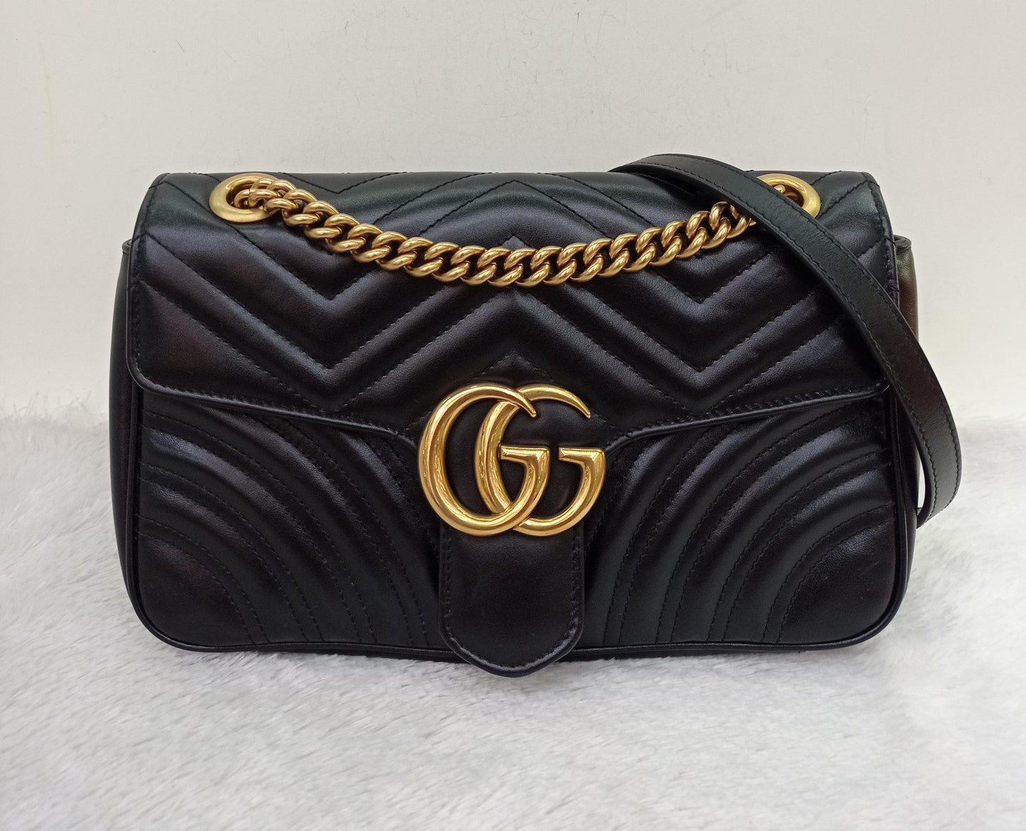 Gucci Marmont Small Black GHW