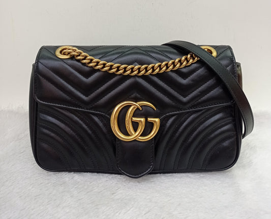 Gucci Marmont Small Black GHW