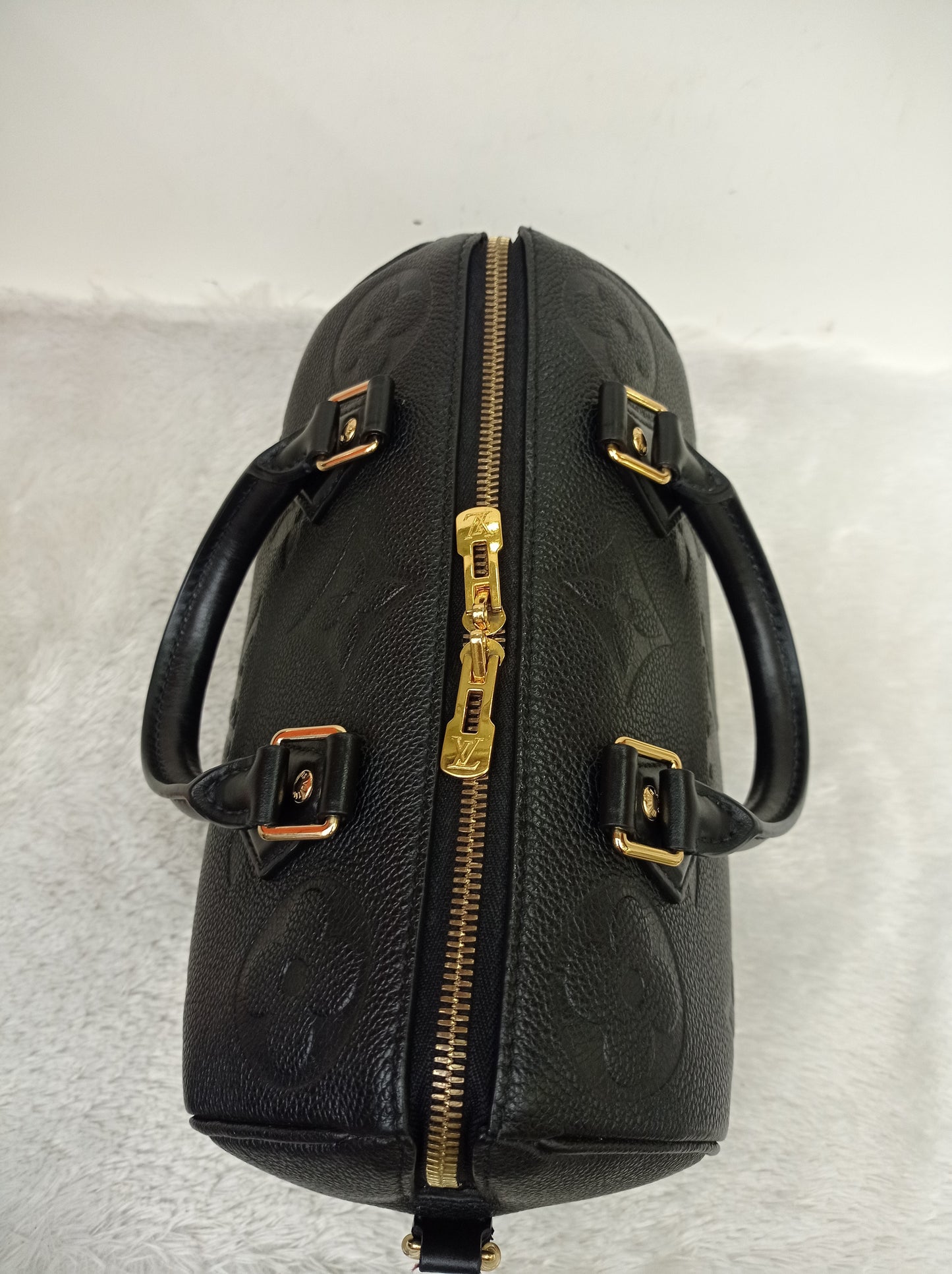 LV Speedy 25 Bandou NV Monogram Empreinte Noir 2023 (CHIP)