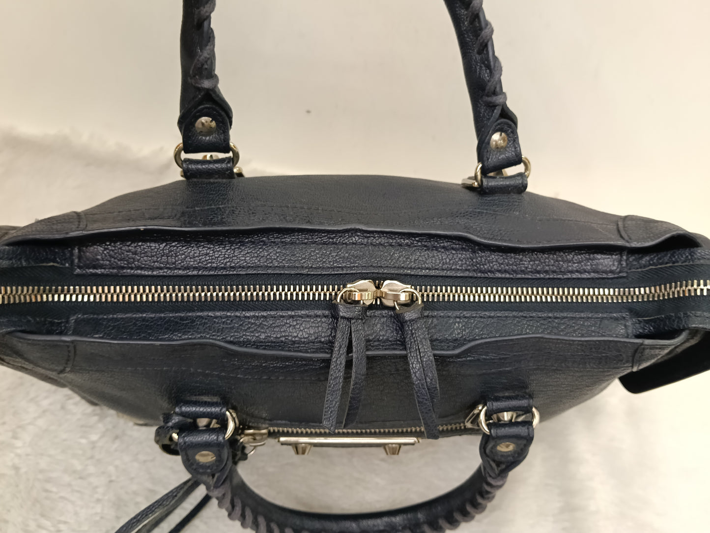 Balenciaga Small City Edge Navy SHW 2017