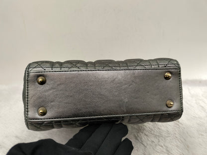Lady Dior Small Gun Metal GHW 2019