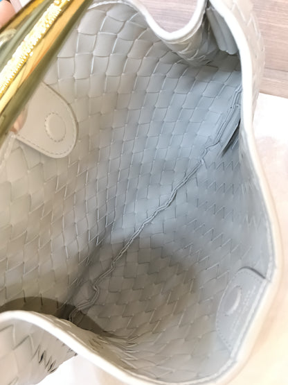 Bottega Veneta Sardine Top Handle Grey GHW