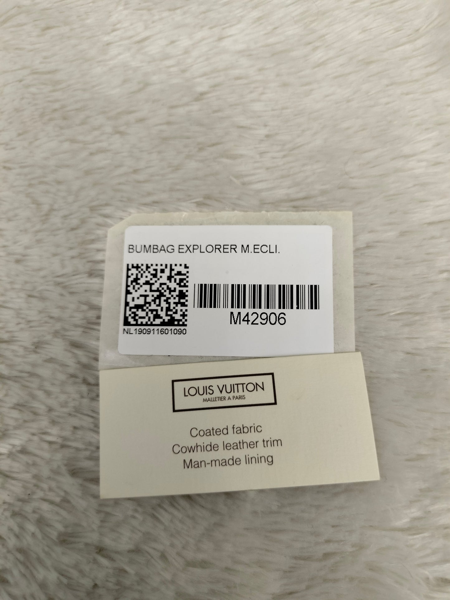 LV Bumbag Explorer Monogram Eclipse 2019