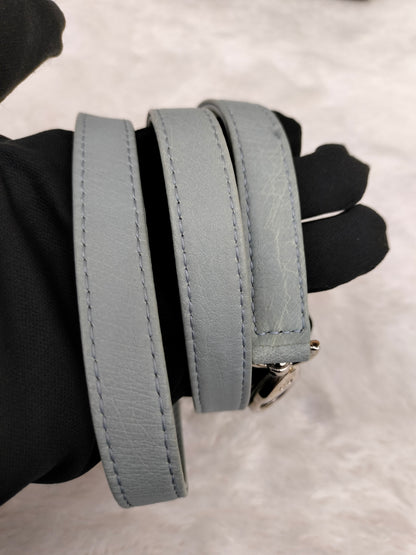 Lady Dior Medium Ostrich Baby Blue SHW 2017