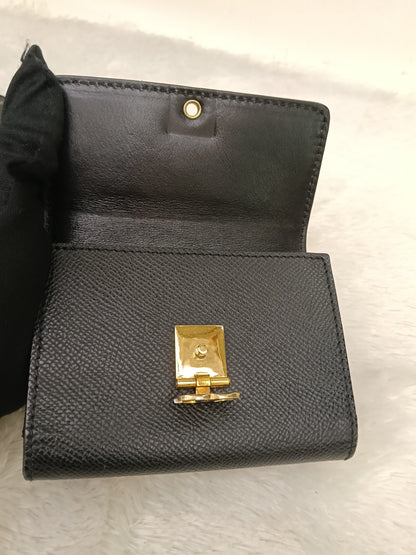 Chanel Trifold Wallet Caviar Black GHW #5