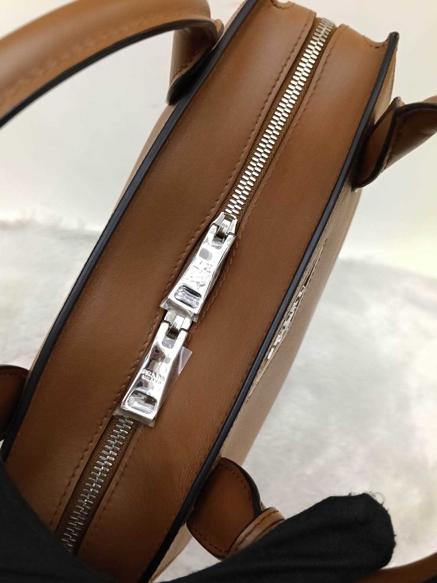 Prada Saffiano Cuir+C Cognac GHW
