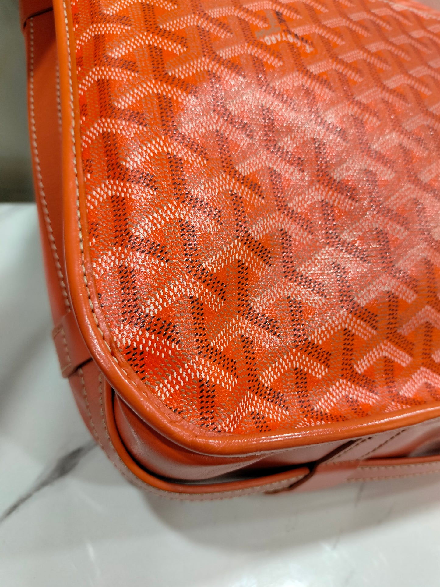 Goyard Belvedere GM Messenger Orange SHW 2010