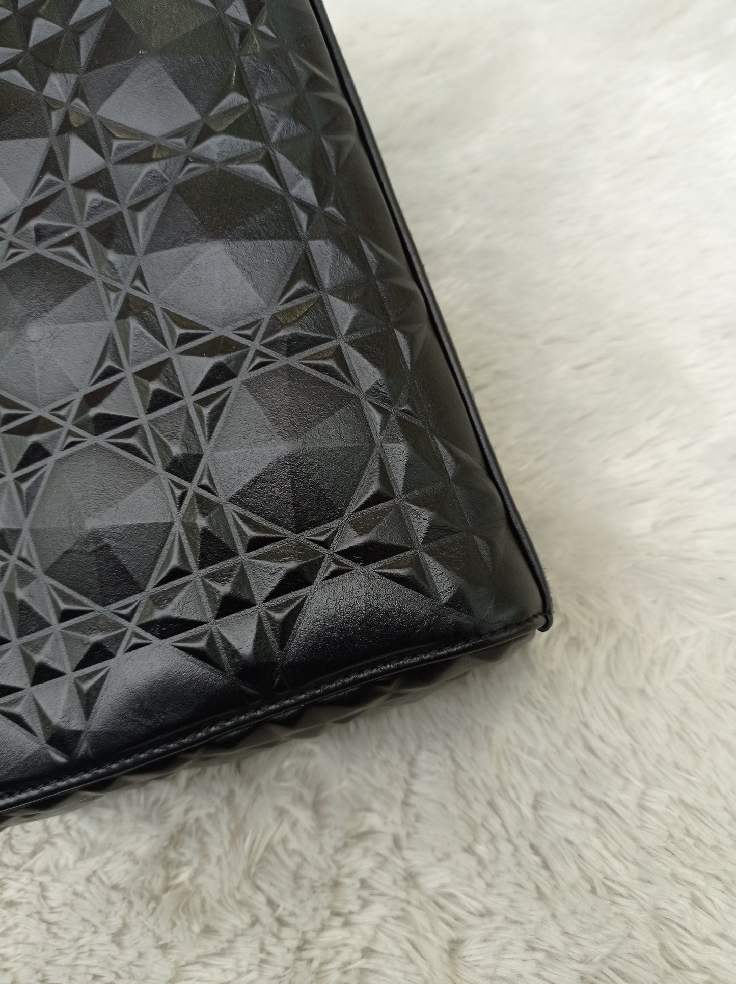 Dior Lady D'Joy Medium Cannage Diamond All Black 2022