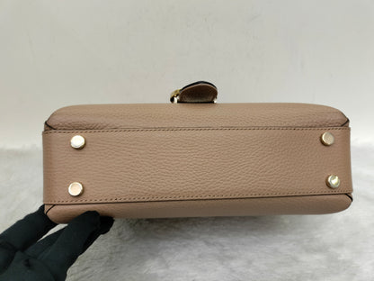Gucci Interlocking Top Handle Beige GHW