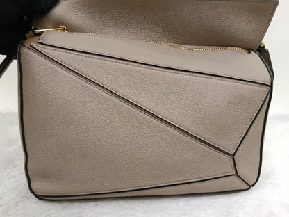 Loewe Puzzle Small Grained Sand Mink GHW 2020