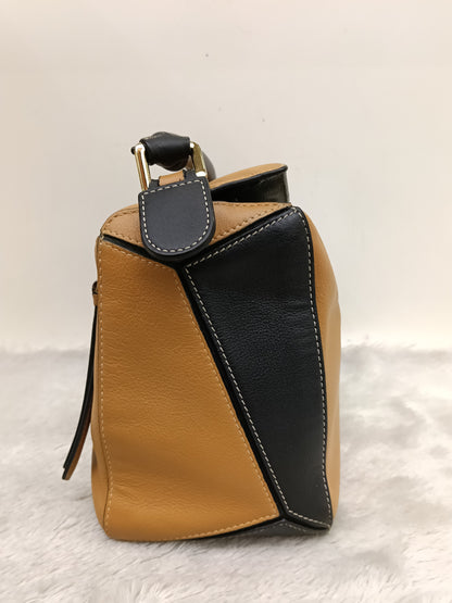 Loewe Puzzle Medium Amber Light Oat Black GHW 2019