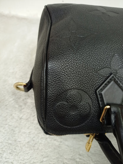 LV Speedy 25 Bandou NV Monogram Empreinte Noir 2023 (CHIP)