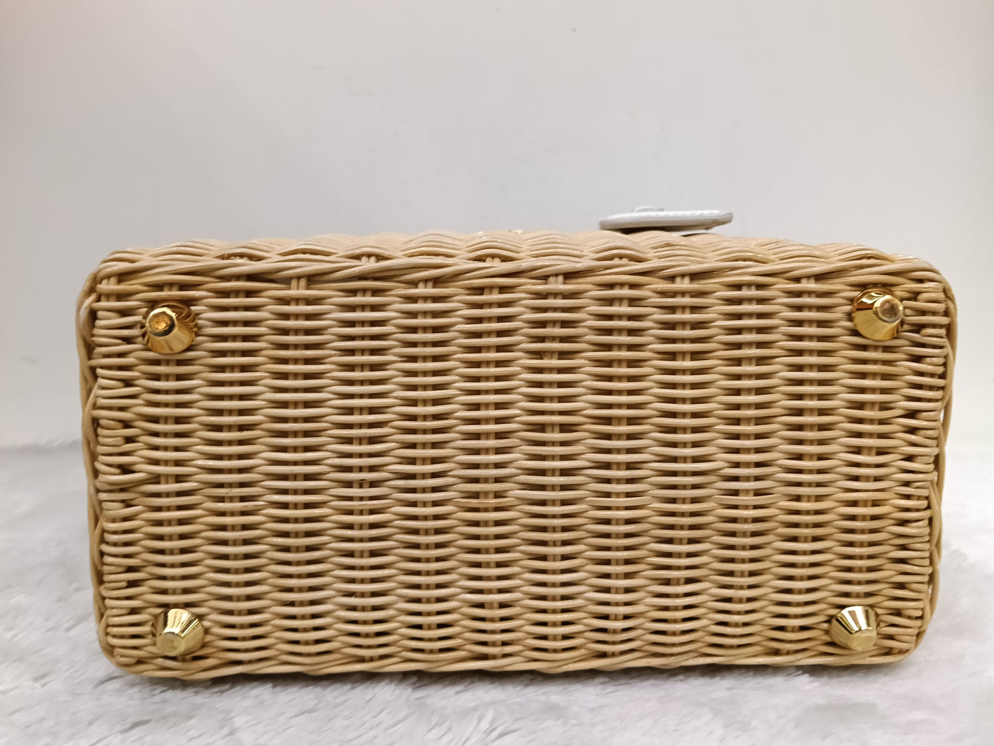 Prada Midollino Canapa Naturale Bianco GHW