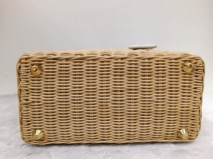 Prada Midollino Canapa Naturale Bianco GHW