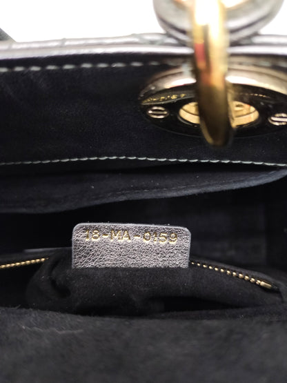 Lady Dior Small Gun Metal GHW 2019