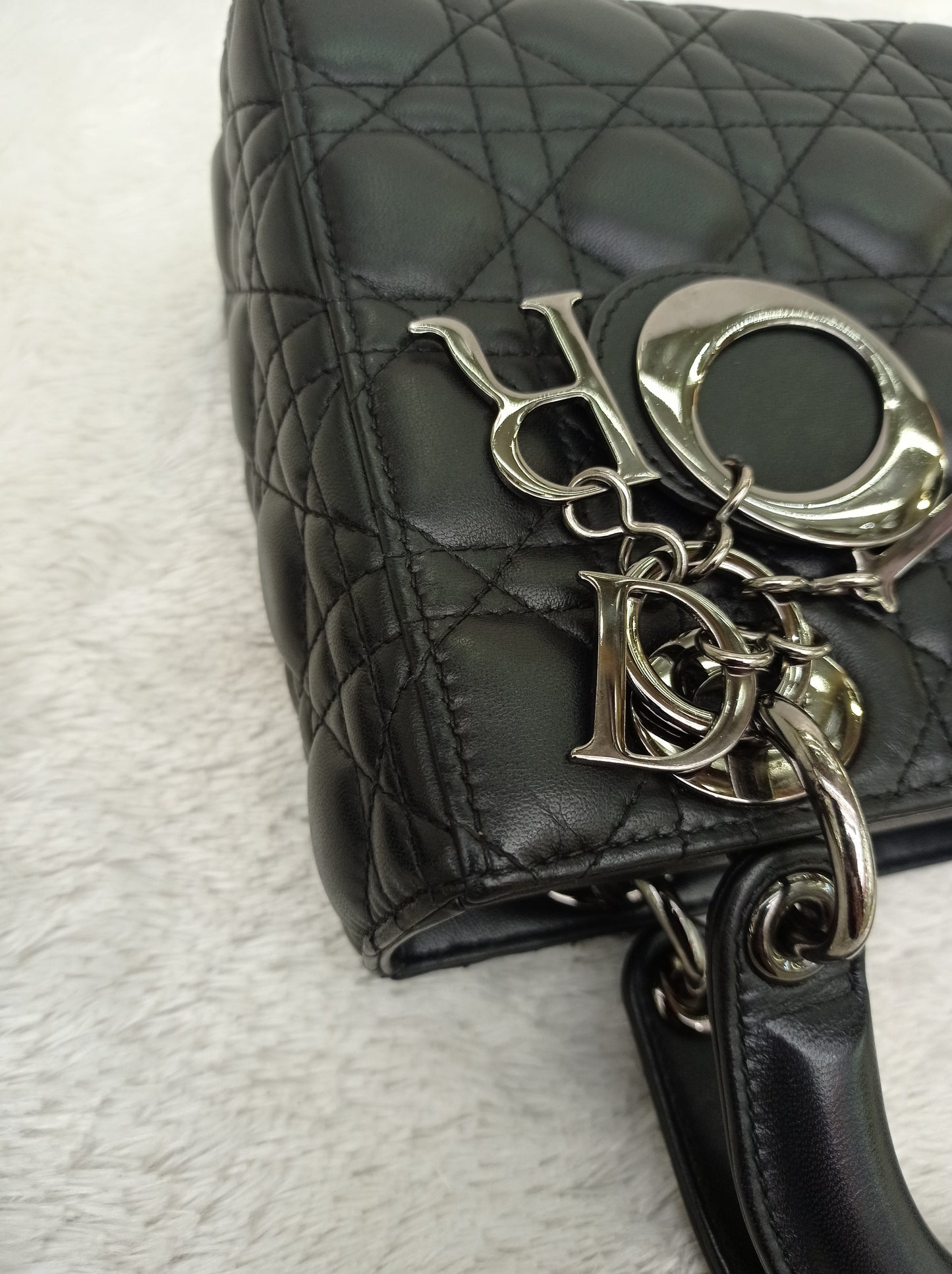 Lady Dior Small Lamb Black RHW 2021