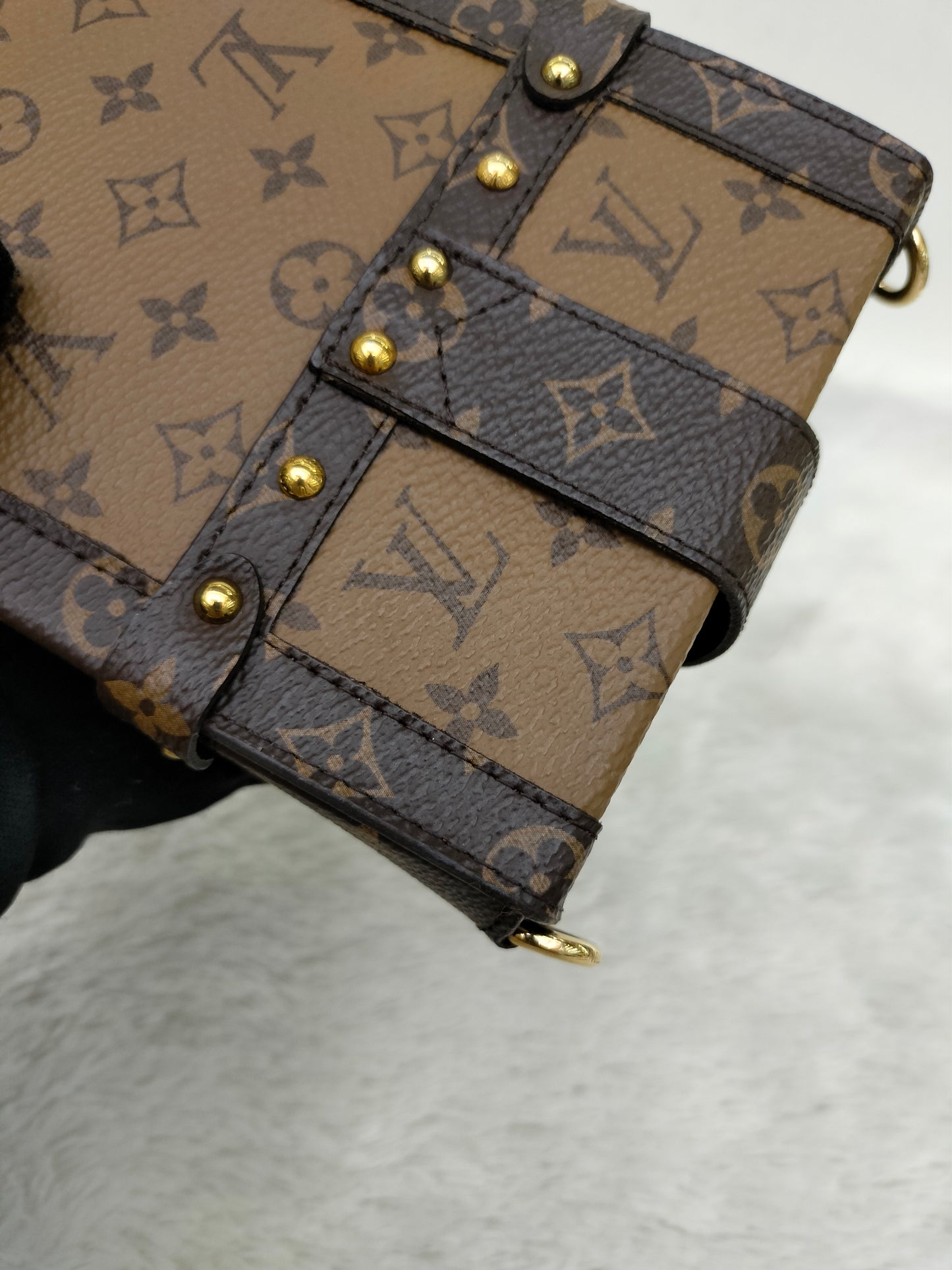 LV Pochette Trunk Vertical Monogram Reverse 2019