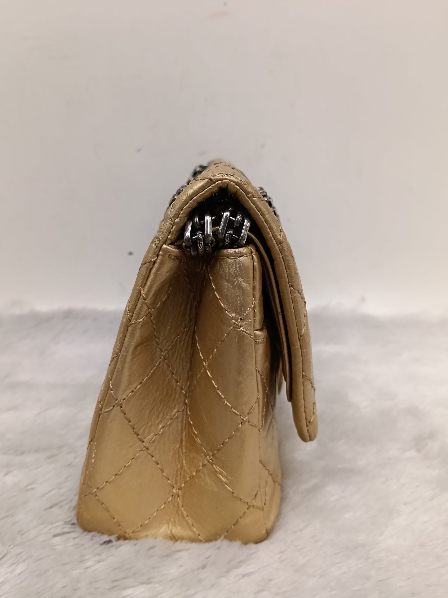 Chanel Reissue 225 Calfskin Gold RHW DF #12