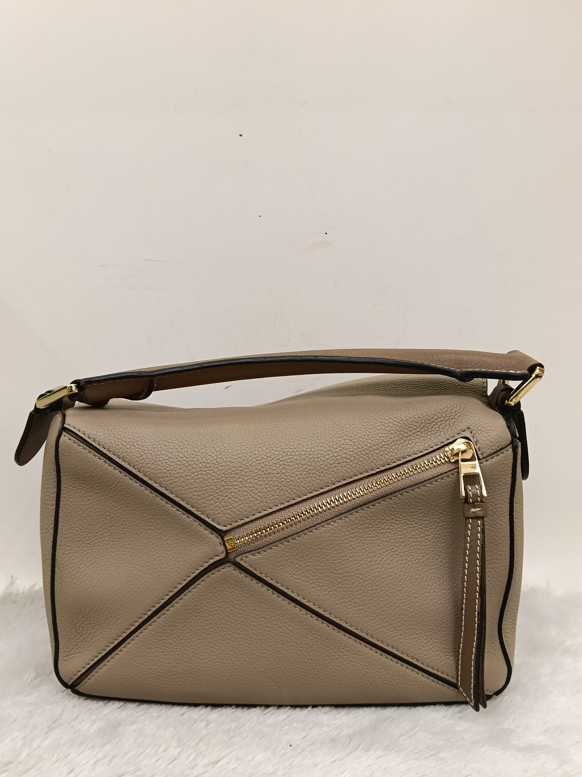 Loewe Puzzle Small Grained Sand Mink GHW 2020
