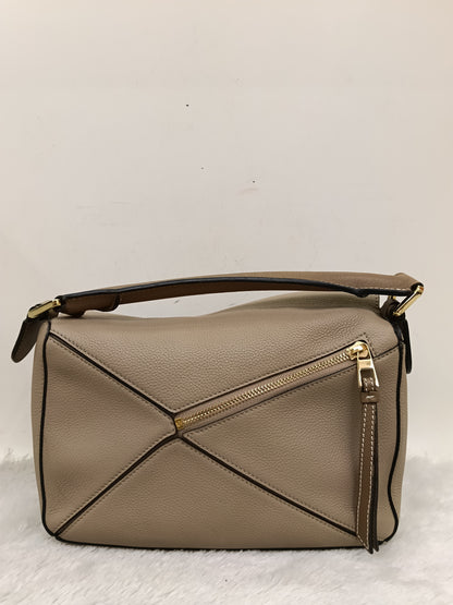 Loewe Puzzle Small Grained Sand Mink GHW 2020