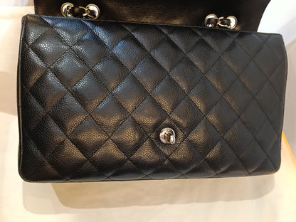 Chanel Jumbo Caviar Black SHW SF #13