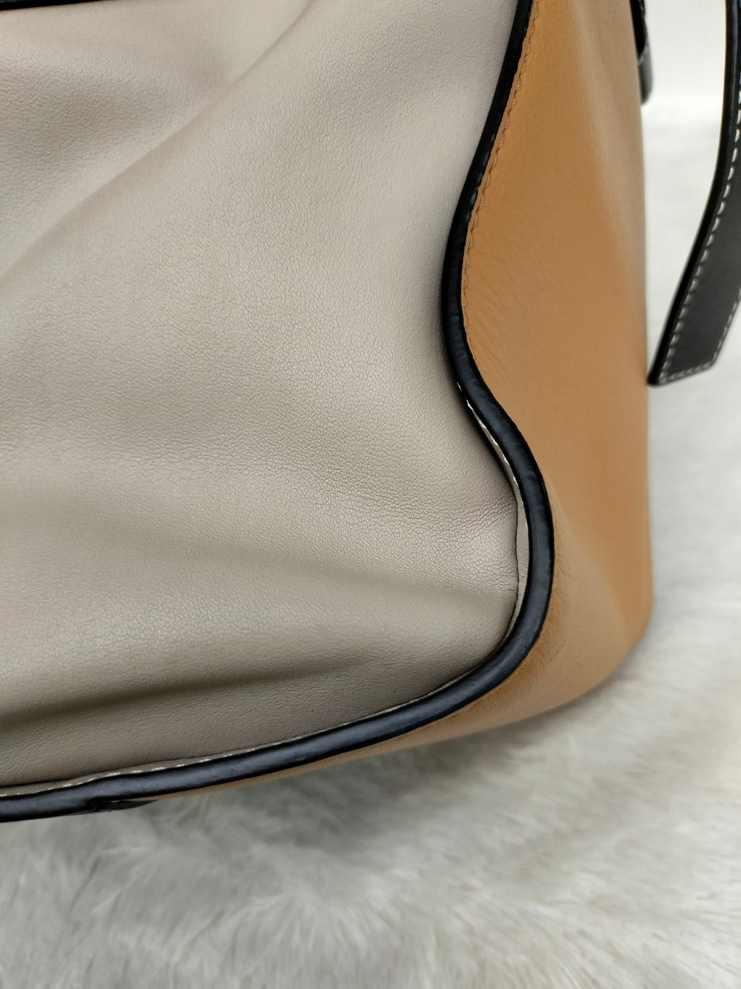 Loewe Hammock Small Beige Brown Black GHW 2018