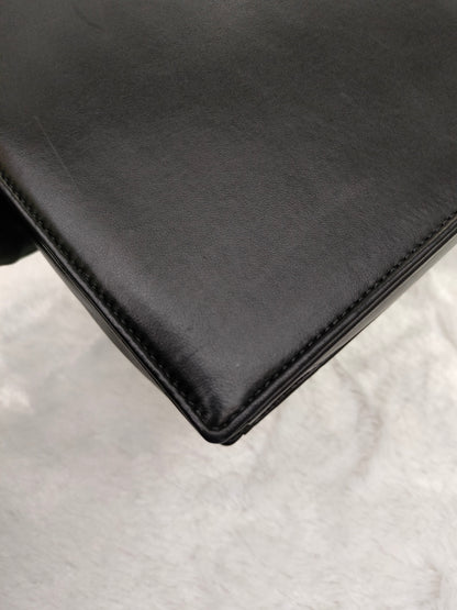 Chanel Timeless Foldover Lamb Black SHW #19
