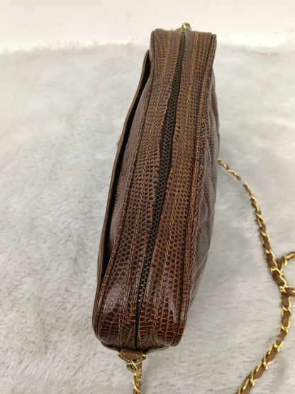Chanel Camera Tassel Lizard Brown GHW #0