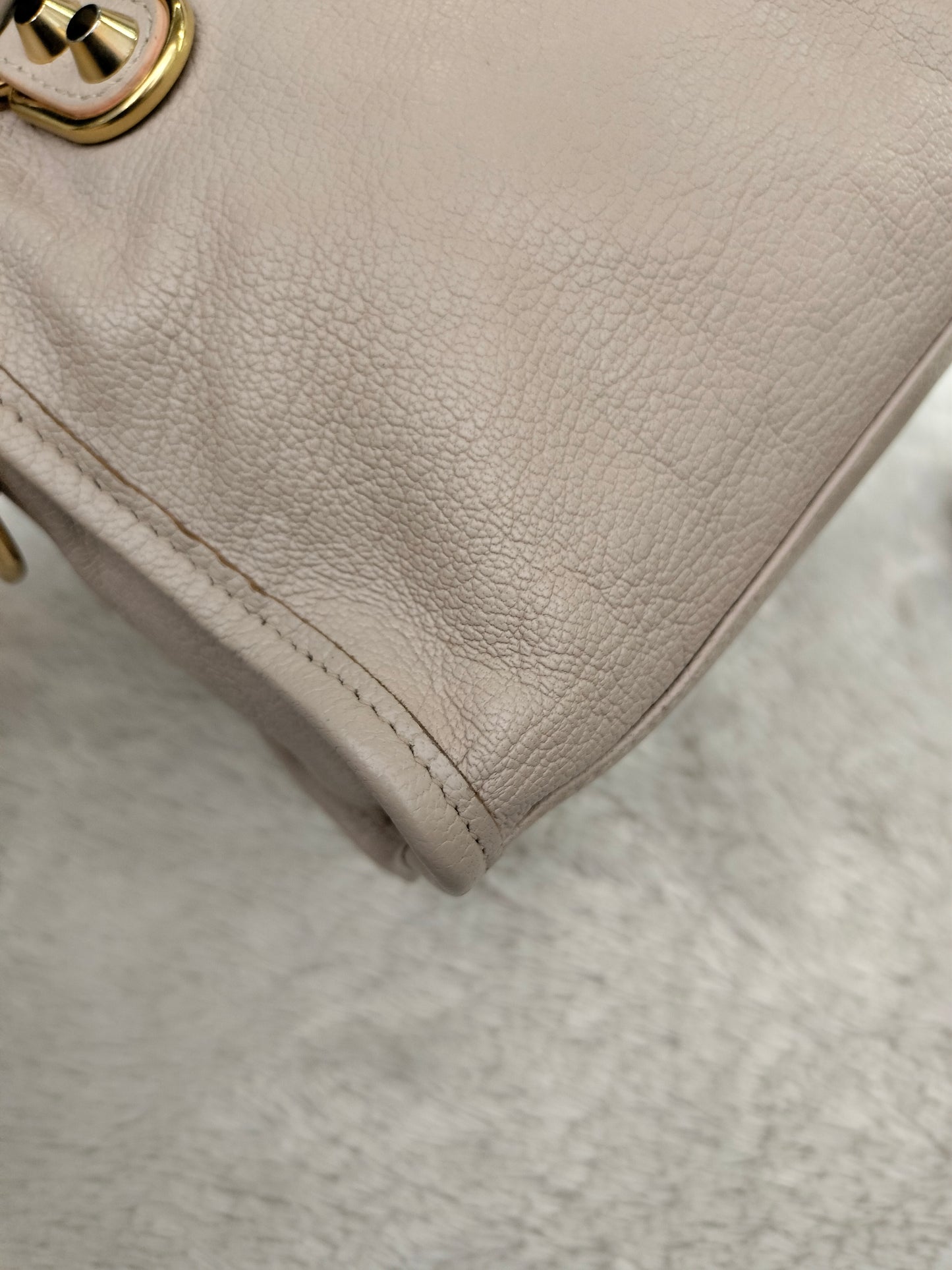 Balenciaga Mini City Edge Pink Beige GHW