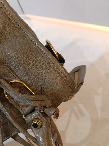Balenciaga Mini City Edge Mink Grey GHW 2018