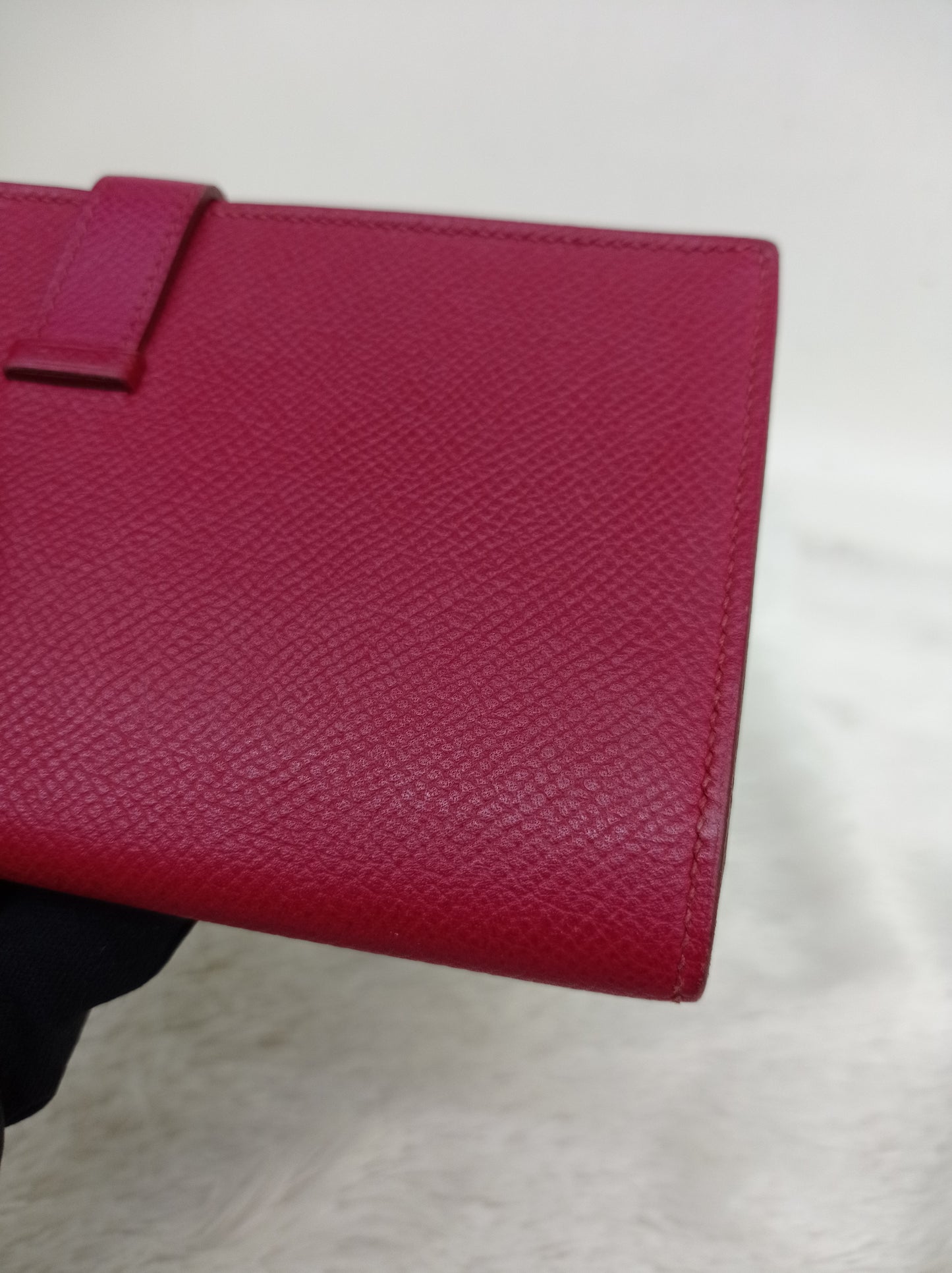 Hermes Bearn Wallet Epsom Rubish PHW #T