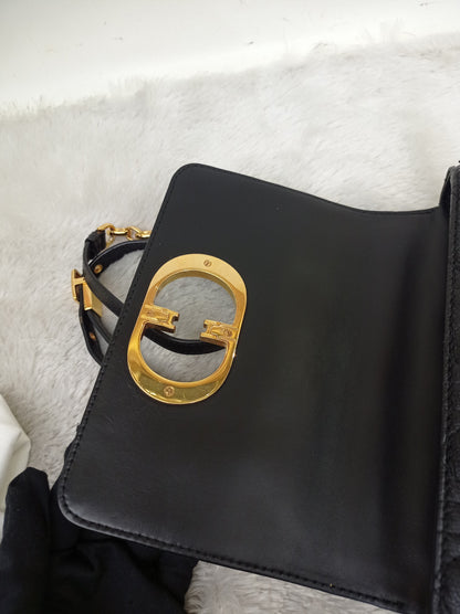Dior Caro Small Supple Cannage Black GHW 2022
