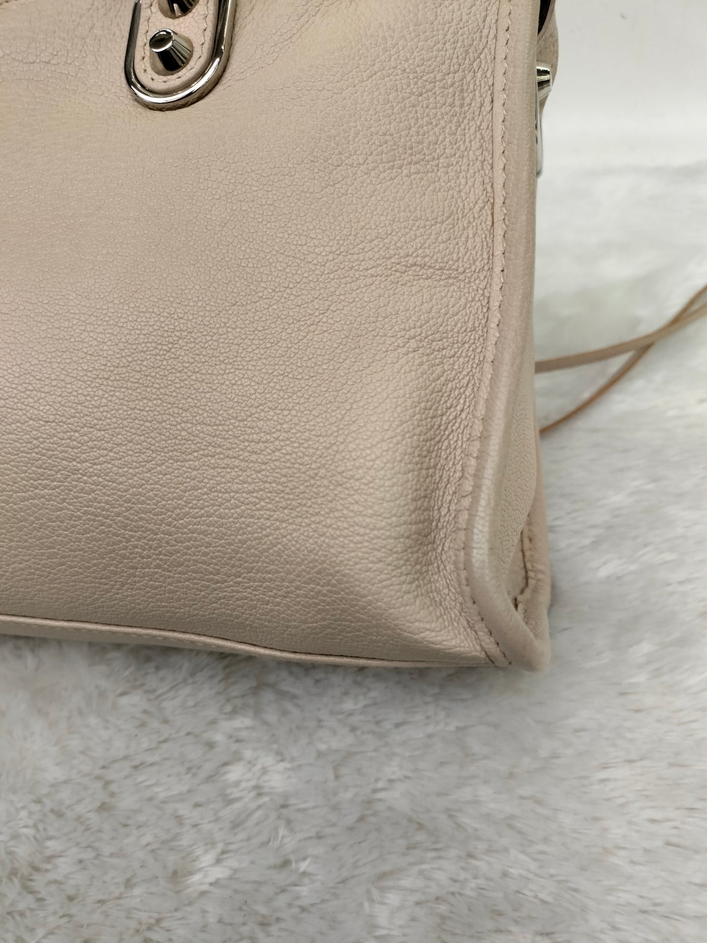 Balenciaga Small City Edge Beige SHW 2020